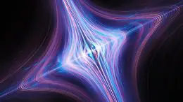 Abstract Physics Light Beams Time Space Curvature Concept Art