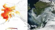 Alaska Heat Wave Satellite Image