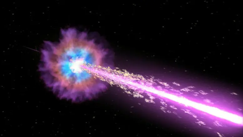 Black Hole Drives Powerful Jets of Particles