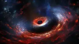 Distant Black Hole Concept Art