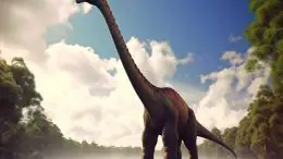 Giant Brachiosaurus Illustration