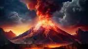 Giant Volcano Eruption