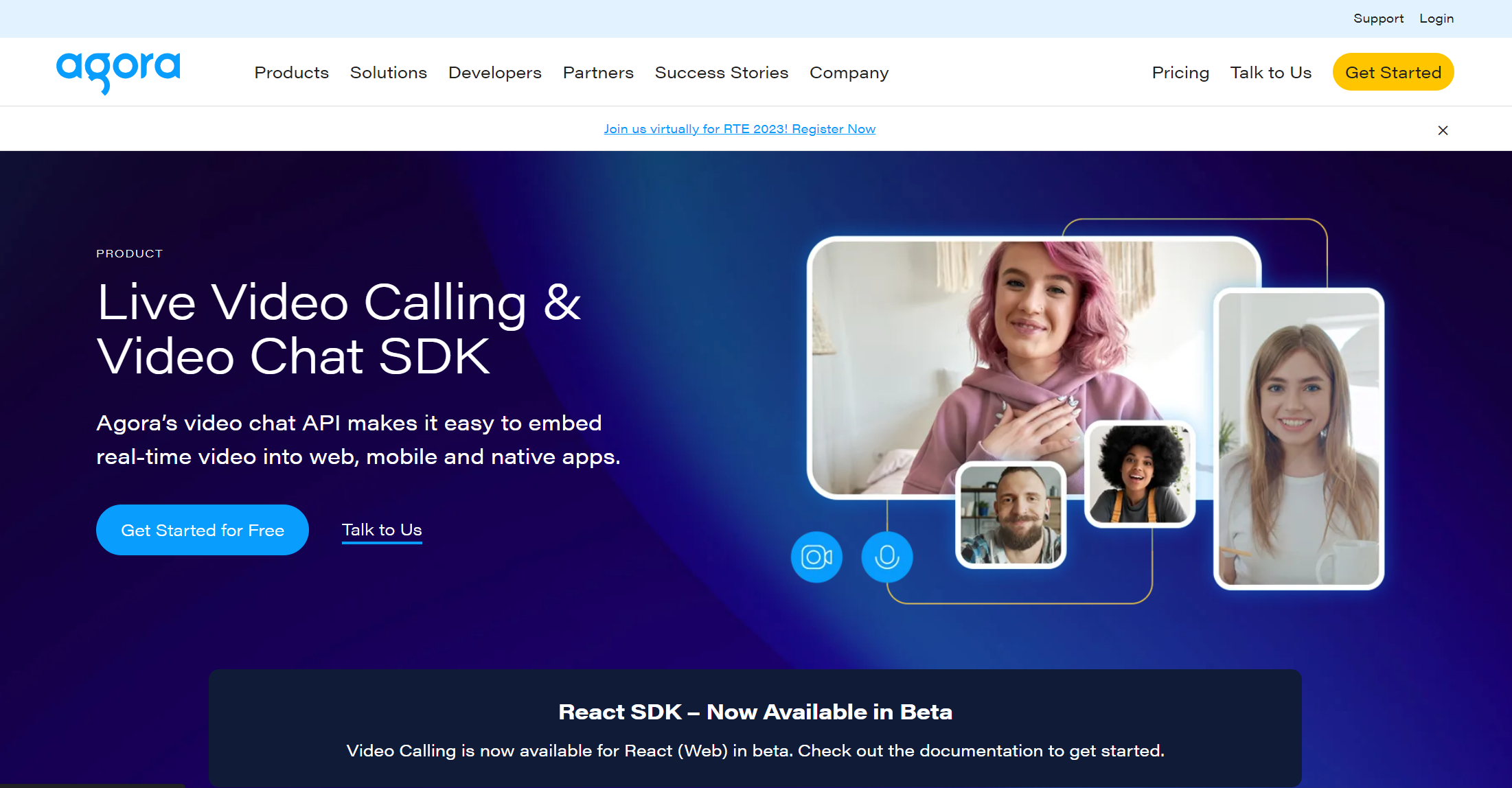 Agora Video Chat SDK